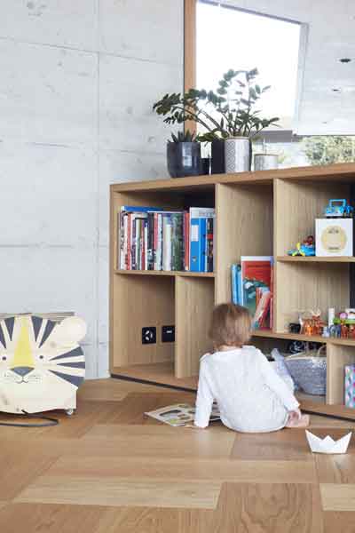 کفپوش چوبی برای اتاق کودک
